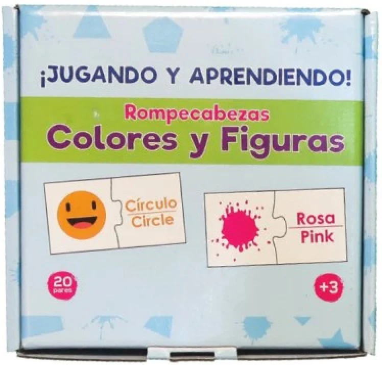 Rompecabezas Colores y Figuras Bilingüe 40 Piezas DaccArT® [Pieza] - Image 2