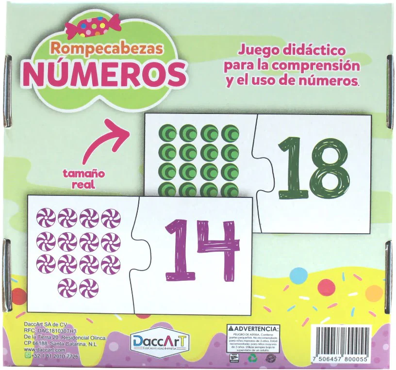 Rompecabezas Números 40 Piezas DaccArT® [Pieza] - Image 3