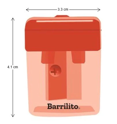 Sacapuntas de Plástico Colores c/Deposito Barrilito® X41 [Pieza]
