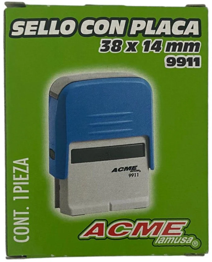 Sello Tinta Automática Printer 38×14mm Barrilito® 9911 [Pieza]