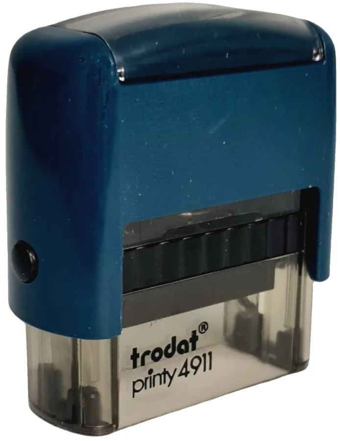 Sello Tinta Automática Printy Opaque Azul Atlántico 38×14mm Trodat® 4911 [Pieza]