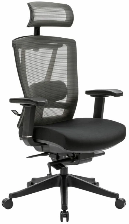 Silla Ejecutiva H1 Mesh con Tela Negra EstructuraNegro Ofik® 831 [Pieza] - Image 3