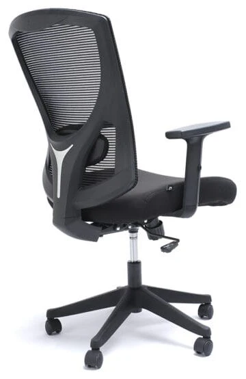 Silla Operativa H5 Mesh con Tela Negra Brazos Ajustabl Ofik® 841 [Pieza] - Image 3