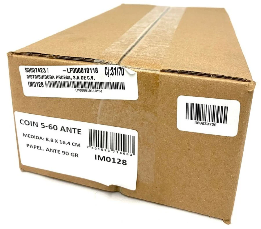 Sobre Bolsa Coin 5 60kg Ante 8.8×16.4cm Nassa® IM0128 [Sobre]