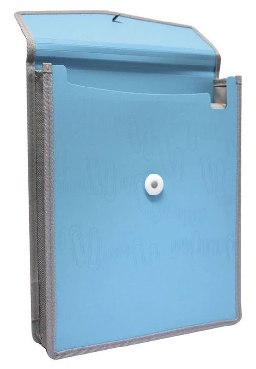 Sobre p/DocumentoPlástico I Clip Vertical c/Liga Aqua Carta Oxford® F458 [Pieza]