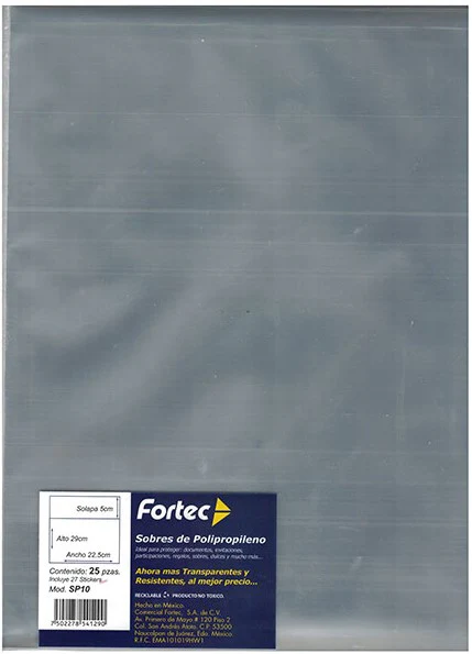 Sobre Polipropileno  c/25 Fortec® [Bolsa] - Image 7