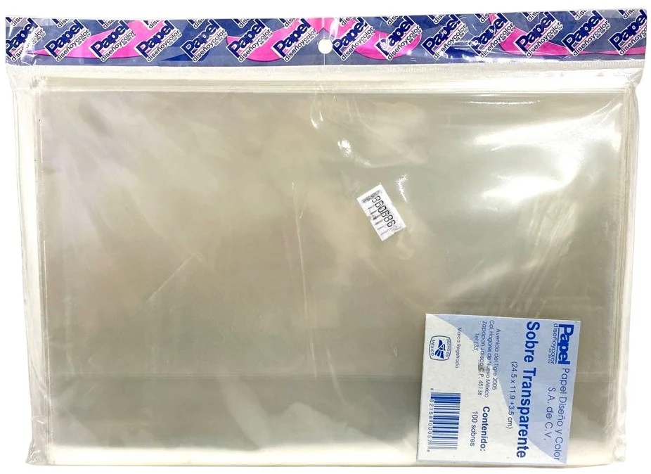Sobre Polipropileno c/Fue c/100 24.5×11.9 Padi® 057 [Pieza]