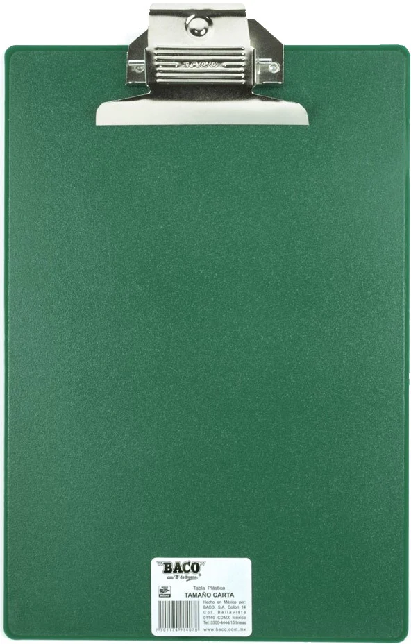 TablaAgarraPapel Plástico Baco® [Pieza] - Image 4