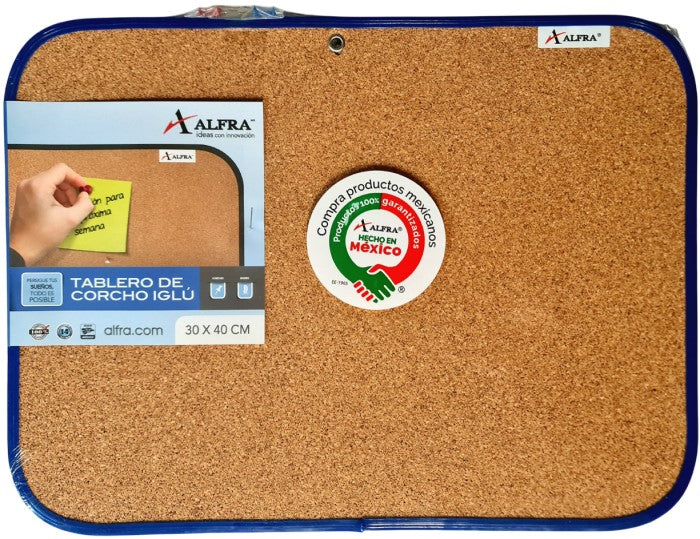 Tablero de Corcho Iglu 30×40cm Alfra® 2033 [Pieza]