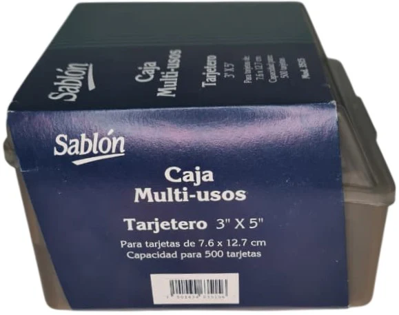 Tarjetero Organizador Acrílico Kardex 3×5"-15 Sablón® 3515 [Pieza] - Image 4