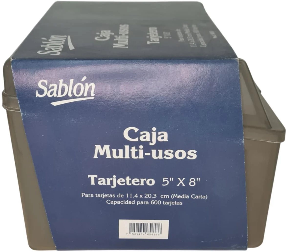 Tarjetero Organizador Acrílico Kardex 5×8"-18 Sablón® 5818 [Pieza] - Image 4