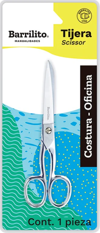 Tijera Oficina/Costura 5" Inoxidable Barrilito® 8642-5CN [Pieza]