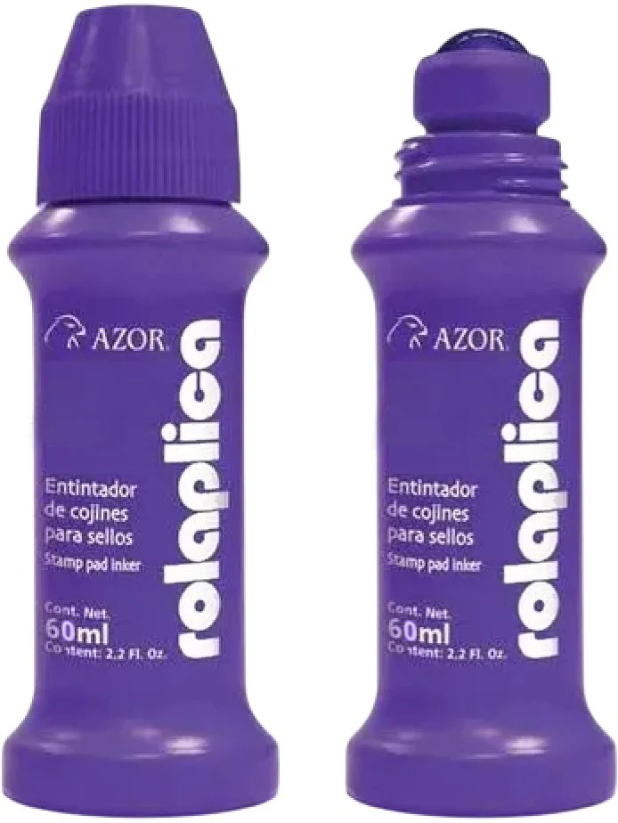 Tinta p/Sellos  60ml  Rolaplica AZOR® [Pieza] - Image 12