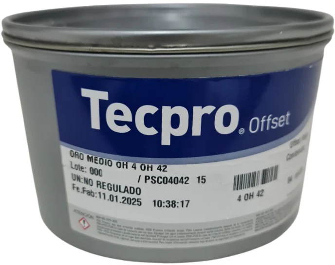 Tinta tono Pantone® Metal OH 4 42 43 41 PAN 877 Sanchez® [Lata cilíndrica/Kilo]
